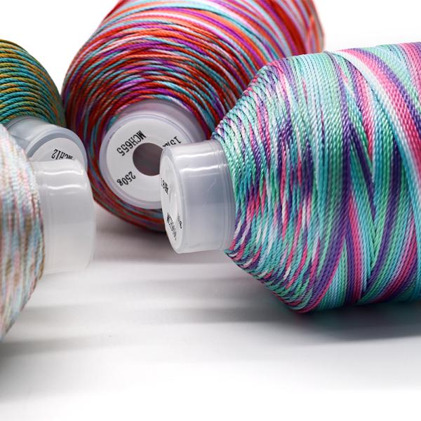 Embroidery Sewing Thread 100% Polyester with High Temperature Resistance in 5 Colors