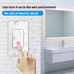 SIXWGH 433Mhz Wireless Wall Switches Self-Powered Waterproof Remote Control