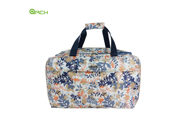 Travel Flower Printing Polyester Stylish Duffel Bag