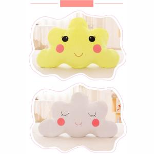 Wholesale Colorful Cloud Plush Toy Pillow Printing / Embroidering Logo 0 . 3 - 0 . 35Kg from china suppliers