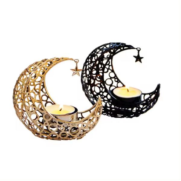 Creative Rotating Metal Glass Tealight Candle Holder Aromatherapy Ornament