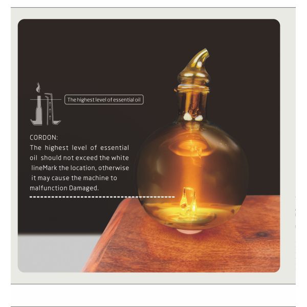 Home office ambient scent device in use