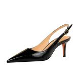 8999-1 European And American Style Simple Stiletto High-Heeled Shallow Mouth And
