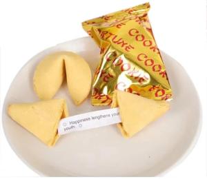 Wholesale Texture Hard Chinese Sweets GK Flour Square Shape Custom Fortune Cookie Korean Snacks from china suppliers