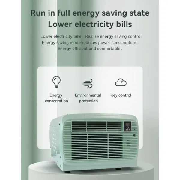 Mini Portable Air Conditioner AC Powered Tent Air Conditioning for Car Small Room