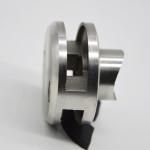 Round shape glass to glass connector clamps, material SS304, finishing satin or