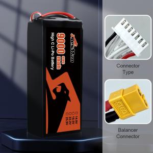 Wholesale Capacity Klesman 6S1P 22.2V 9000 MAh FPV Drone Battery with XT60 Connector from china suppliers