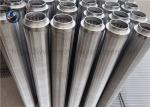 304 Stainless Steel Johnson Vee Wire Resin Catcher Wrapped Tube