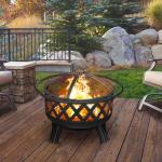 Directly Sell 30 Inch Steel Fire Pits for BBQ and Warmer Product Size 75.2*75.2