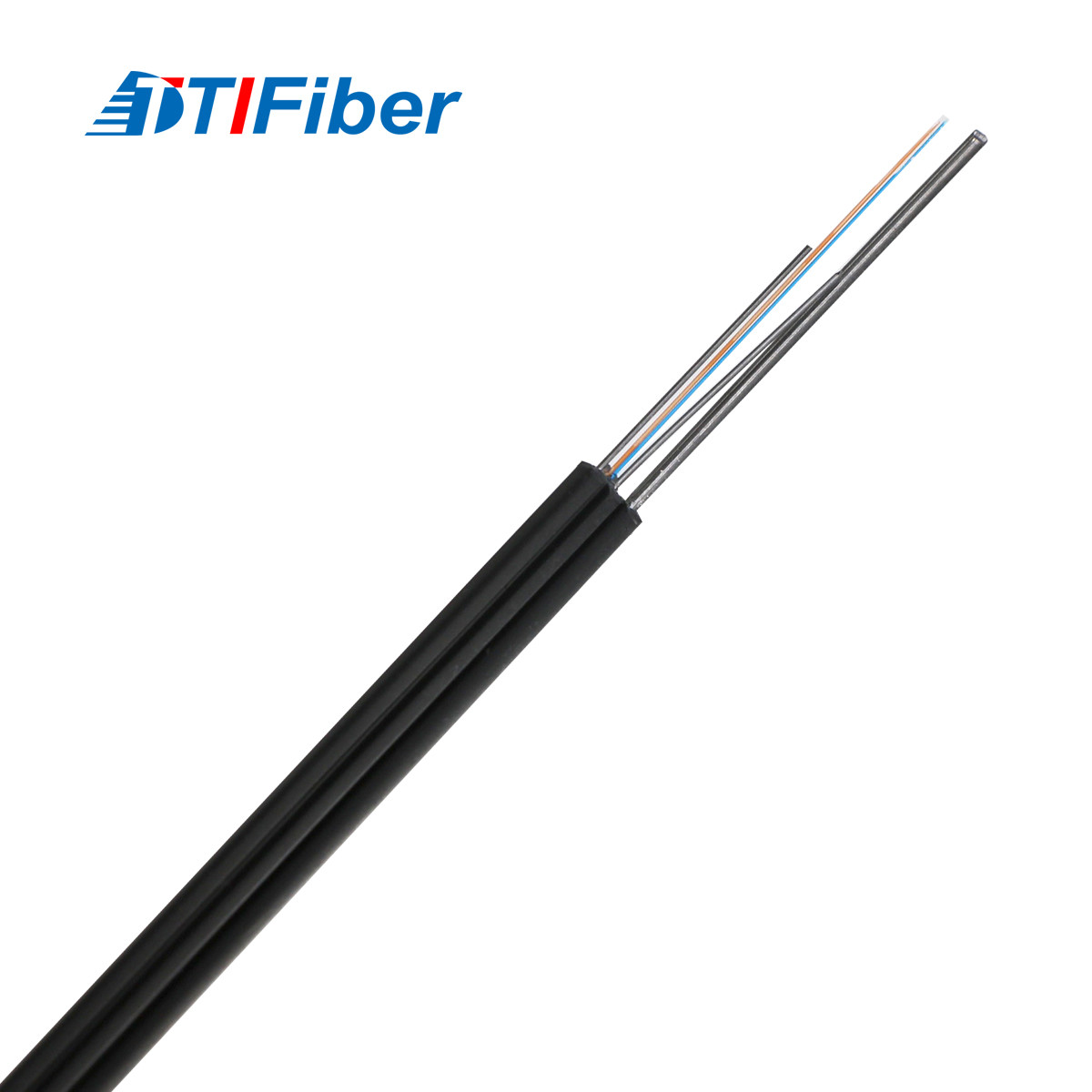 G657A1 G657A2 Gjyxch Fiber Optic Cable FTTH Outdoor 4 Core Flat Drop Self Supported