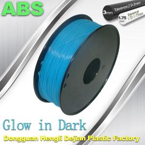 Wholesale OEM Glow In The Dark 3d Printer Filament Consumables Material 1.75mm ABS Filament from china suppliers
