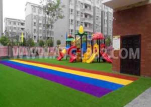 Wholesale Kids Playing Putting Coloured Sports Artificial Grass With Shock Pad Grassland from china suppliers