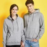Custom Sports Unisex Plain Hoodies Pullover Blank Streetwear White Blue