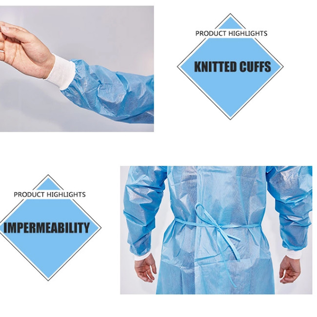Protect Healthcare Ethylene Oxide Disposable Isolation Gowns