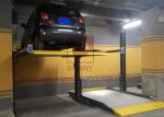 Two Post Auto Parking Lift Auto Storage Lift Space Saving Wear Resistance