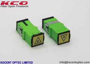 Wholesale SC/APC Auto-shutter Non Flange Fiber Optic Adapter Singlemode Plastic Material from china suppliers