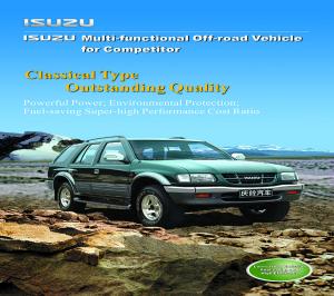 Wholesale ISUZU MULTI-FUNCTIONAL OFF-ROAD VEHICLE FOR COMPETITOR WITH 4HK1-TCG40 MODEL from china suppliers