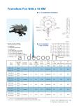 OEM DC Brushless Bracket Cooling Fan 12V 50x50x10mm Frameless