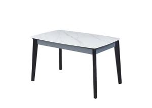 Wholesale Minimalist Solid Wood Rectangular Marble Dining Table from china suppliers