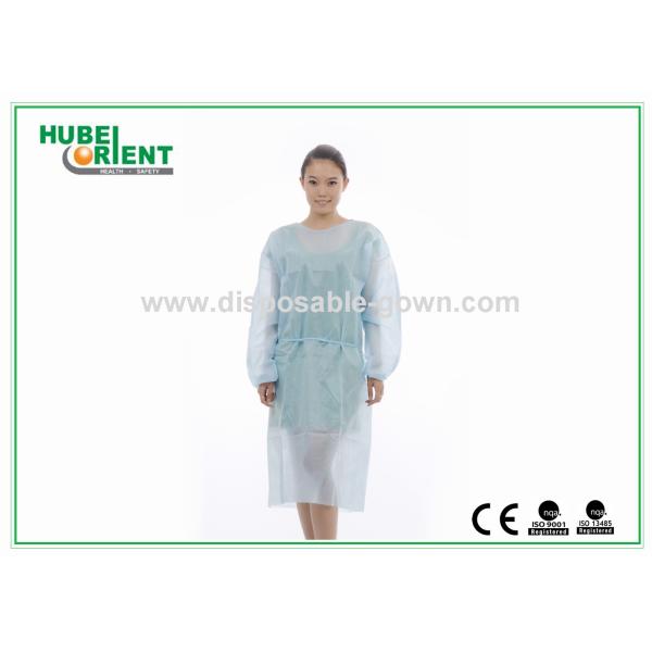 Breathable SMS Disposable Surgical Gown With Elastic Wrist