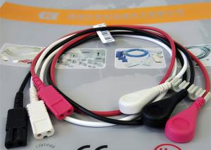 Wholesale 1M Length Patient Monitor Accessories , Monitor Connector Cable Solid Conductor from china suppliers