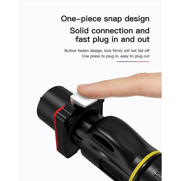 Cnlinko IP68 RJ45 Ethernet LAN Connector Plug Socket CAT6 STP Shield Outdoor Waterproof RJ45 Connector