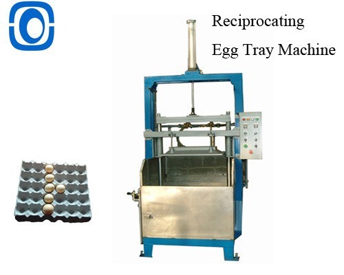 Flexible Structure Egg Crate Machine 100kw Semi Automatic paper Tray Maker