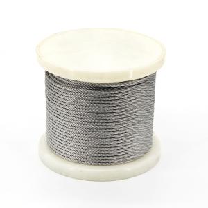 Wholesale 7×7 Construction Wire Rope 2mm-4mm Abrasion Resistant 316 Ss Wire Ropes from china suppliers
