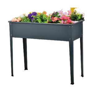 Wholesale 0.6mm Raised Vegetable Garden Beds Kits 100cm Zinc Steel With Coating from china suppliers