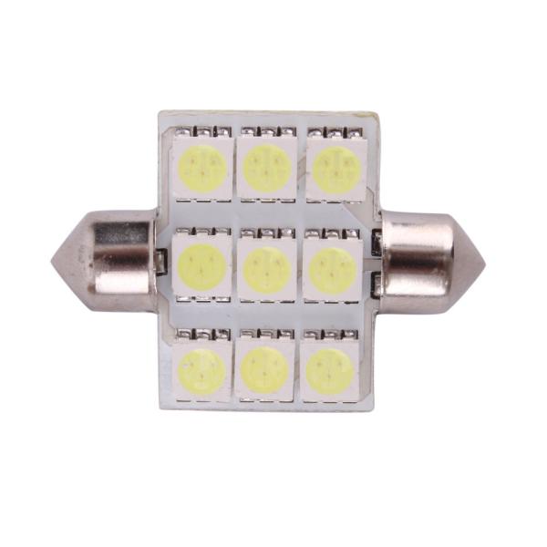 Eco friendly Amber 5w 24 volt 10mm Purple 1210 9smd led car dome roof lights,