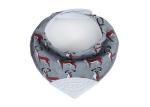 Personalized Colorful 100% Cotton Baby Teething Bibs Adjustable Size Eco