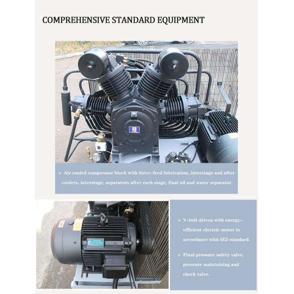 Electric Industrial Air Compressor 30hp 22kw Customized