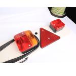 Trailer Rear Light Board PVC White Board Trailer Tail Lamps With Cable IATF16949