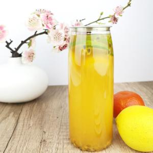 Wholesale Cold Pressed Juices 500ml Plastic Container Bottles Flower Bottom from china suppliers