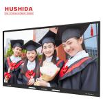 4K Anti Glare Glass Capacitive Touch Screen Classroom Writing Board 86 Inch