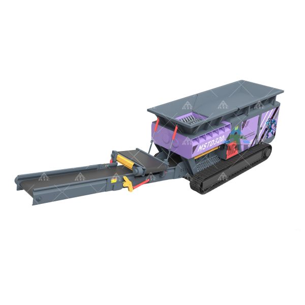 Industrial shredder for municipal solid waste