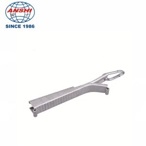 Wholesale ODWAC-22 stainless steel wire clamp FTTH accessory Drop wire clamp wedge anchor optical cable suspension from china suppliers