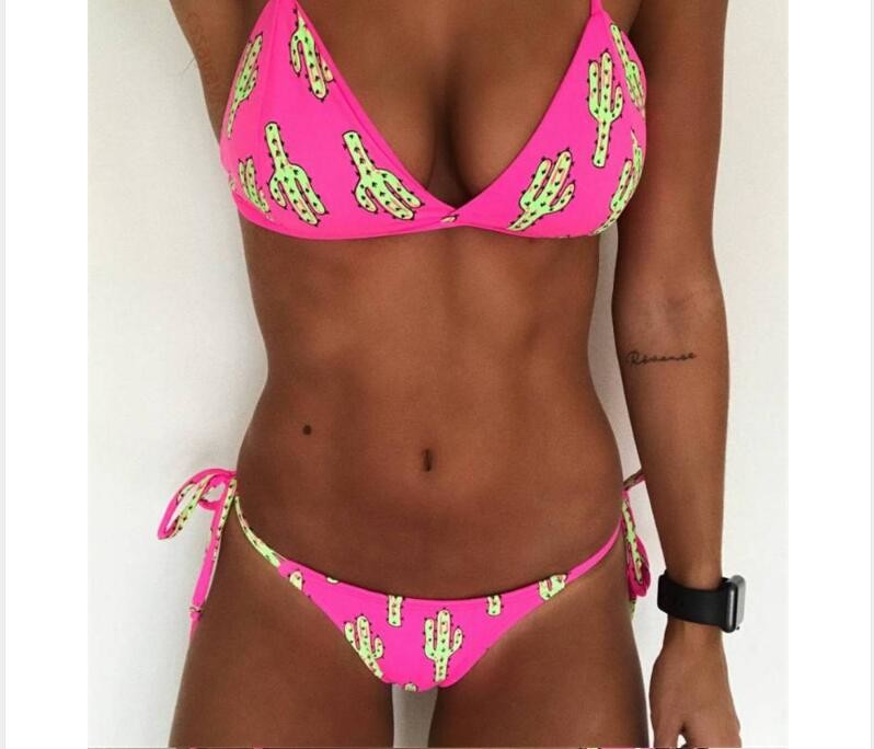 Sexy Leopard Bikinis 2018 Micro Bikini Push Up Thong Bikini High Cut swimsuit women Mini suit women swimsuit