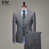 Buy cheap Gray Plaid Vintage Formal Suit for Men's Wedding Wool/Silk Material Woven from wholesalers