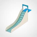 Popular Sport Commercial Dry Snow Playground Slide For Children Adults