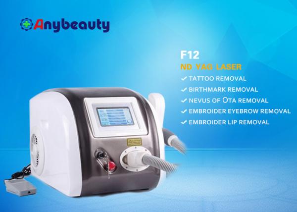 Quality professional laser tattoo removal Portable Q Switched Nd Yag Laser Tattoo Removal Machine Color Touch Screen CE Approved for sale