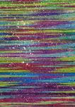 metallic Grade 3 printed Chunky Glitter Sheet Leather Fabric for DIY hairbow