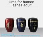 Funeral Supplies Factory Price Cremation Human Pet Cinerary Casket Metal Funeral