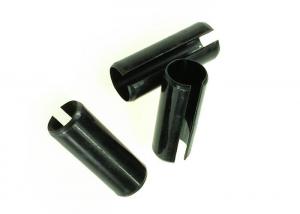 China Zinc Finish Fastener Pins Black Slotted DIN 1481 Stainless Steel Spring Pins 4X25 on sale