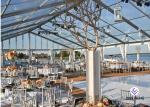 Party Marquee Clear Span Tent Aluminum Tent For Restaurant , Wedding European