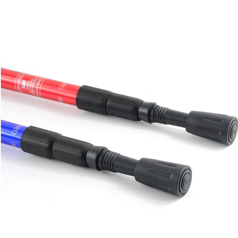 Outdoor Camping Hiking Walking Stick 3 Section Aluminum Alloy Trekking Pole