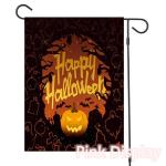 Pink Display Silkscreen Decorative Halloween Flags