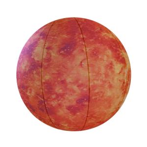 Wholesale Round Advertising Helium Balloon LED Inflatable Giant Moon Balloon from china suppliers