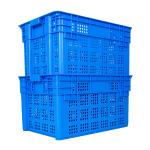 Mesh Style Supermarket Vegetable Turnover Basket 600x400x310mm Plastic Nestable