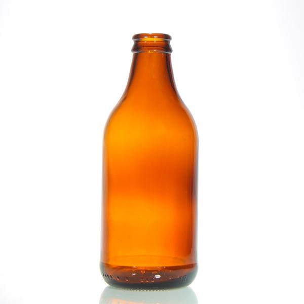330ml 11oz High Flint Clear Soda Water Empty Bottles With Crown Caps In Bulk